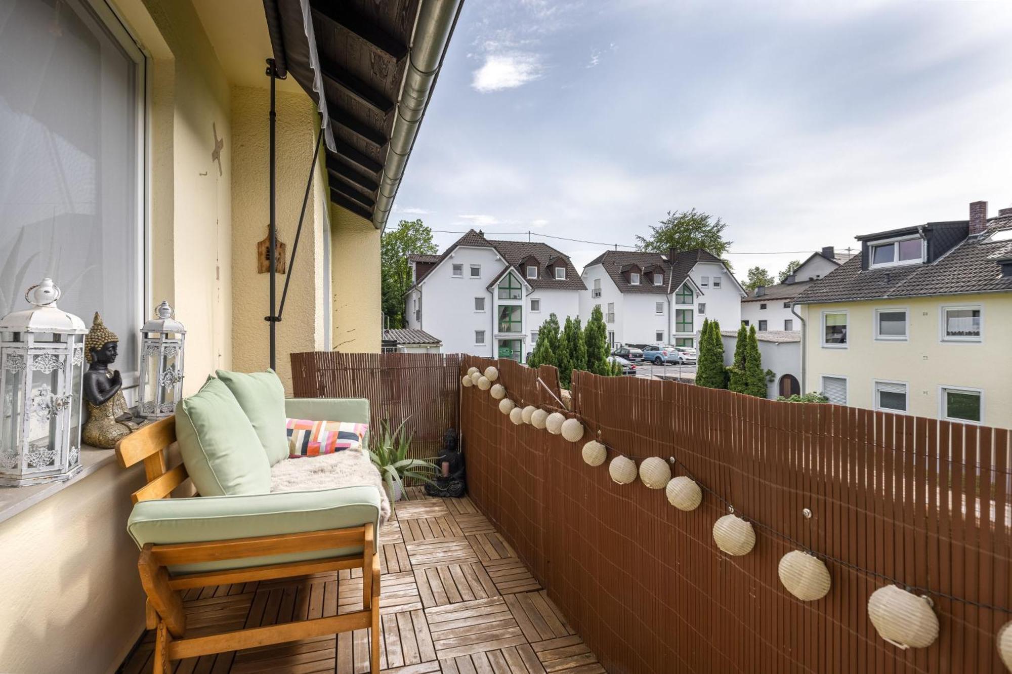 Schoenes, Modernes Apartment Mit Zwei Schlafzimmern - Zentral Mit Balkon Fuer 6 Personen Montabaur Buitenkant foto